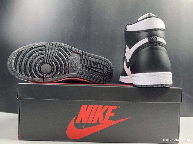 Rep LUCY White Jordan Retro Black (2014) Air 1 555088-010 0719